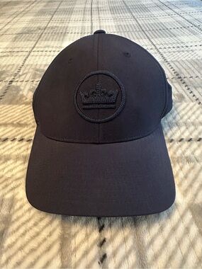 Peter Millar Hat Cap Men Strapback Blue Golf  Performance Crown Logo Adjustable